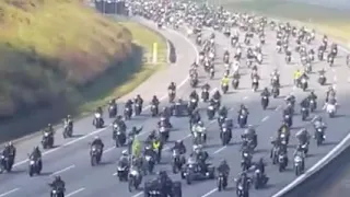 a maior motosseata com presidente da república em São Paulo