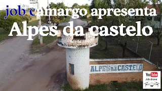 Drone DJI mini 2 sobrevoando Alpes da Castelo inteirinha e vou mostrar a cachoeira da Alpes