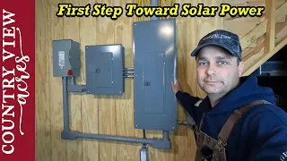 Installing an Off Grid Panel and Transfer Switch.   Discovered a problem with our EcoFlow Delta Pros