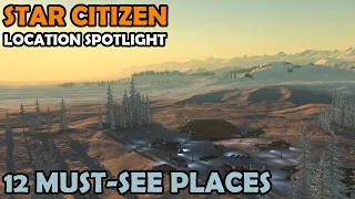 12 Must-See Places to Visit in Star Citizen | Star Citizen 3.13 4K Cinematic Video