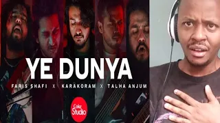 COKE STUDIO Season 14 | Ye Dunya | Karakoram x Talha Anjum x Faris Shafi REACTION