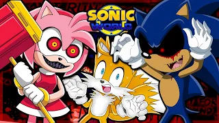 Tails VS Sonic.EXE and Possessed Amy | Tails Plays Sonic World  | HALLOWEEN SPECIAL 🎃