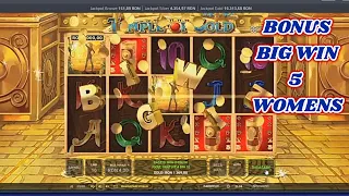 TEMPLE OF GOLD BONUS BIG WIN