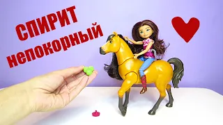 Игровой набор Mattel Spirit Теплые Объятия | Лошадь и кукла из мультфильма Спирит Непокорный