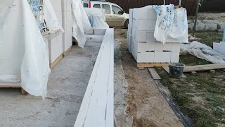 Pt 21 Фрезерование штрабы в газобетоне Milling of a gate in aerated concrete