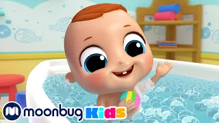 Bath Song (Baby John) | Cartoons & Kids Songs | Moonbug Kids - Nursery Rhymes for Babies