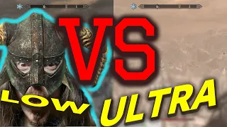 Skyrim - Low VS Ultra Graphics Settings (Anniversary Edition)