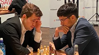 LAST MOMENTS! Magnus Carlsen Beats Alireza Firouzja in World Rapid Chess Championship 2021