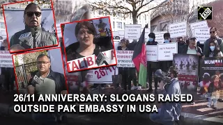 26/11 anniversary: Slogans raised outside Pakistan’s Embassy in Washington DC