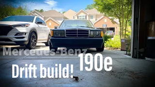 My Mercedes Benz 190E Drift build….so far