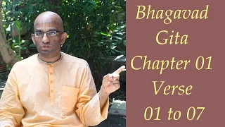 Bhakti Shastri (043) - Bhagavad Gita Chapter 01 Verse 01 to 07