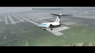 X-Plane 11 - Rage landing an MD-82 after autopilot error