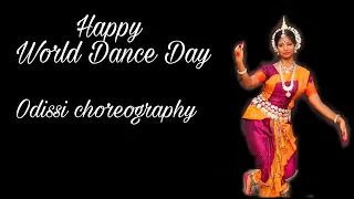 World Dance DayllGahana Kusuma Kunja Majhe Sanskrit part by Sounak ChattopadhyayllOdiss choreography