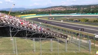 View from Gold 3 grandstand at Hungaroring