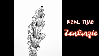 Zentangle in real time #zentangle #doodle #art #satisfying Please 👍🏼like