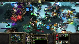 Warcraft 3 4v4 108 Fast necro rush