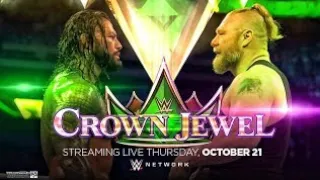 Roman Reigns vs Brock Lesnar WWE Crown jewel 2021 Promo