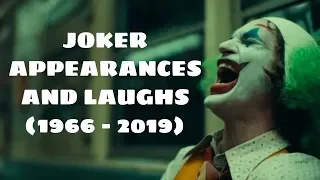 All JOKER Appearances & Laughs FROM 1966 TO  2019 [