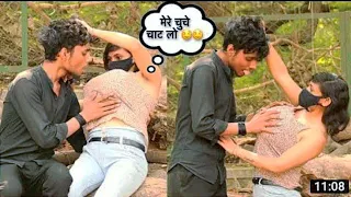 massage prank extremely gone wrong | prank gone wrong in bhabhi