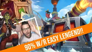 90% winrate to legend with this MONSTER deck! | Hearthstone | Sunken City