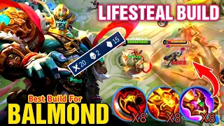 BALMOND INSANE LIFESTEAL BUILD 2023 / BUILD TOP 1 GLOBAL BALMOND ~ MOBILE LEGENDS