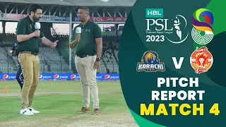 Pitch Report | Karachi Kings vs Islamabad United | Match 4 | HBL PSL 8 | MI2T