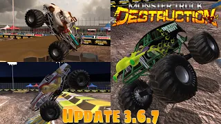 3 NEW Straight Up Racing Trucks ADDED To Monster Truck Destruction! - Update 3.6.7 GAMEPLAY