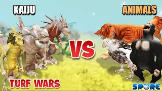 Kaiju vs Animal Turf War | Kaiju vs Animal Season 3 | SPORE