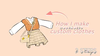 ⛓︎ How to make custom clothes!!  (Gachalife / Gachaclub) ☺︎︎ : Read desc. ❝ ❞