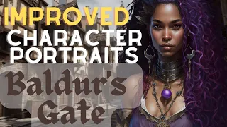 How To Customize Character Protraits in Baldur's Gate