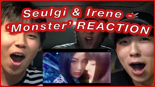 Red Velvet - IRENE & SEULGI 'Monster' M/V REACTION | RED VELVET IS LIFE