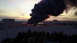 Massive fire erupts in Moscow shopping centre, 3000 evacuated
