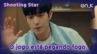 [#shootingstar ] (CC | POR) O jogo está pegando fogo.