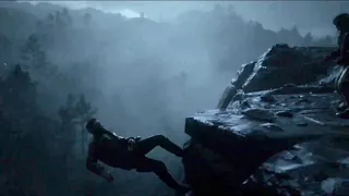 Arthur vs Micah but Arthur falls off the cliff