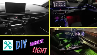 Audi | How to INSTALL ambient LED light? PART 2/2