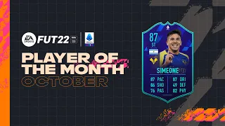 Giovanni Simeone | Player of the Month: October 2021 | Serie A 2021/22