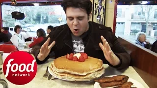 These "Mancakes" Are The Breakfast Of Adam's Dreams | Man v Food