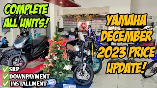 December 2023 Yamaha Motorcycle Updated Price! All Units Downpayment, Cash, Installment Langga Gail