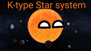 Timeline of a K-type Star system (best stars for habitable planets)