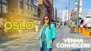 Conheça a cidade turística de Oslo - Capital da Noruega - Legendado em português Brasil 🇧🇷