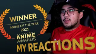 Reacting To The Crunchyroll Anime Awards Winners 2021