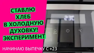 Ставлю хлеб в ХОЛОДНУЮ ДУХОВКУ! 😱 Что получится? {НАГЛЯДНЫЙ ЭКСПЕРИМЕНТ}