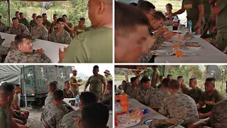 Balikatan 23 Feast | 3d LCT Squad Leaders, Philippine Marine Corps have a Bilateral Dinner