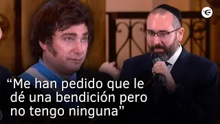 El Rabino que no pudo Bendecir a Javier Milei | Ceremonia interreligiosa | Shimon Axel Wahnish