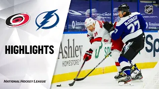 Hurricanes @ Lightning 2/25/21 | NHL Highlights