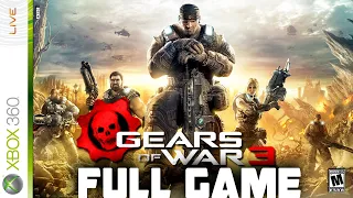 GEARS OF WAR 3 -  Full  Xbox 360 Gameplay Walkthrough | FULL GAME Longplay