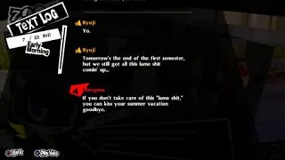 The one time Morgana swears in Persona 5