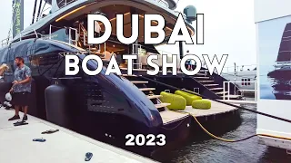 [4K] DUBAI BOAT SHOW 2023 COMPLETE WALKING TOUR DUBAI HARBOUR