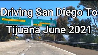 San Diego To Tijuana Border Crossing