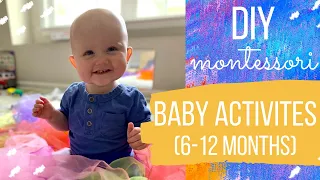 DIY Baby Activities (6-12 months) | Montessori Monday